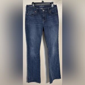 Lucky Brand Sasha Boot Stretch Mid-Rise Blue Jeans Size 8/29 Dark Blue